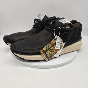 Vintage Visvim G. Reservation NWT Men's Leather Moccasin Shoes Black Size 10